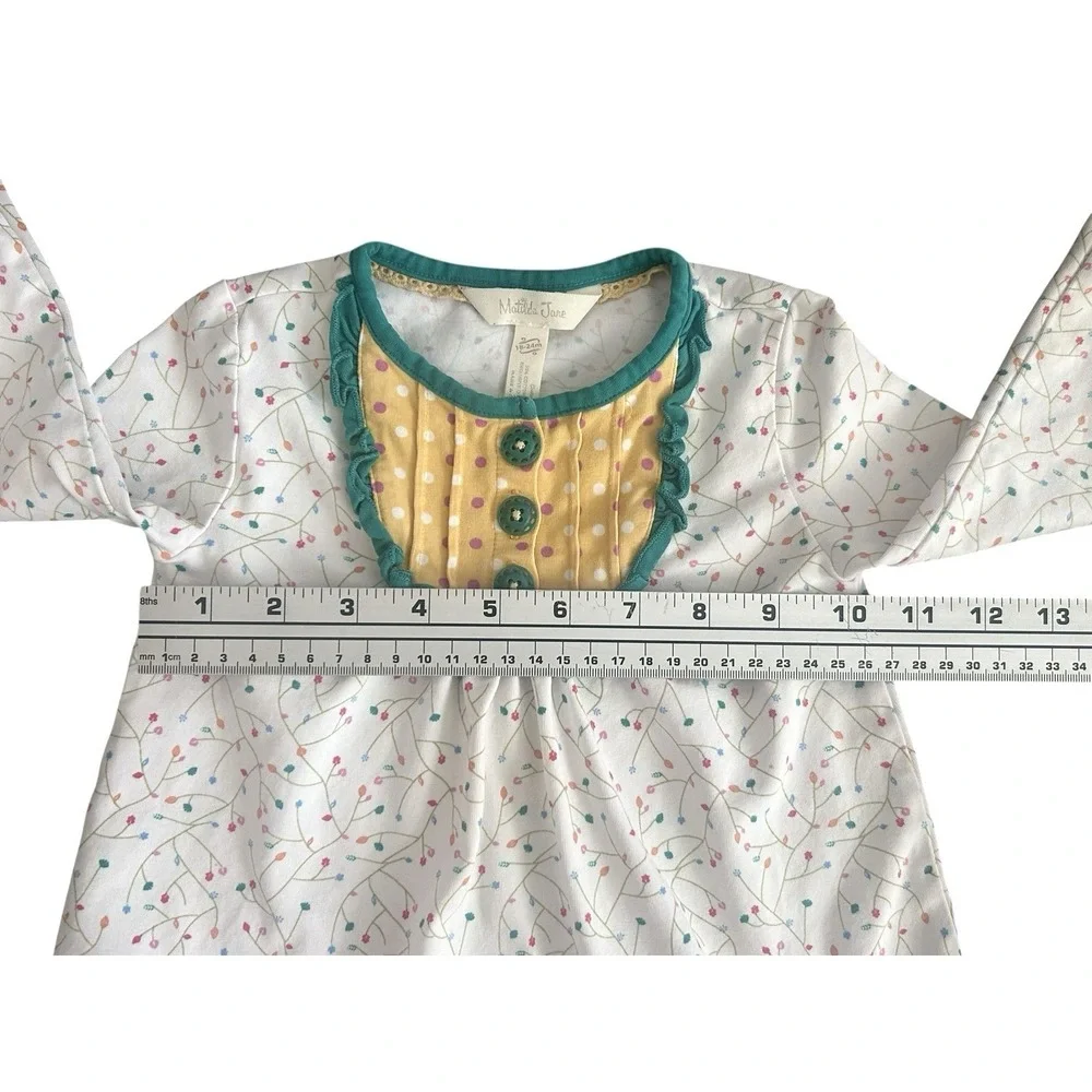 Matilda Jane Love You So Mushroom Girls Tunic Dress 18-24 Months Retired Ruffled